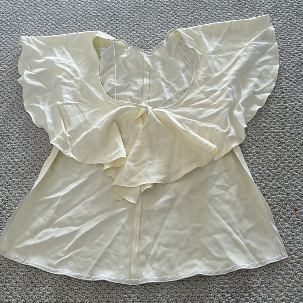 Open back victoria Beckham top with tags